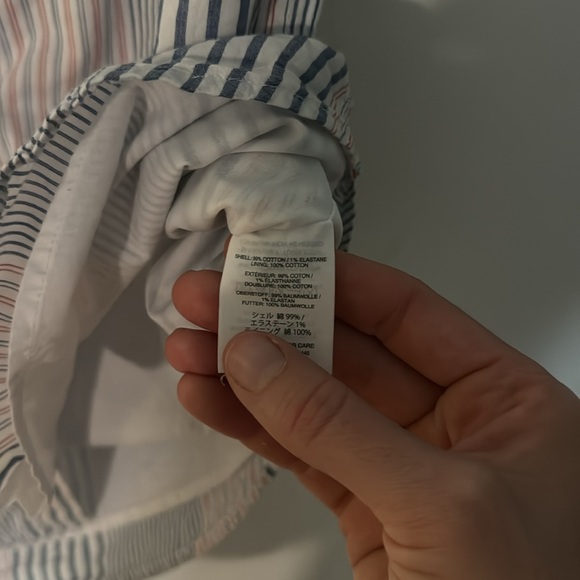 Madewell Striped Red, White and Blue Shirtdress Size Small Like New - Picture 4 of 5